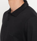 T-shirts Polo T-Shirt Black Embroidery Patch Polo for Men