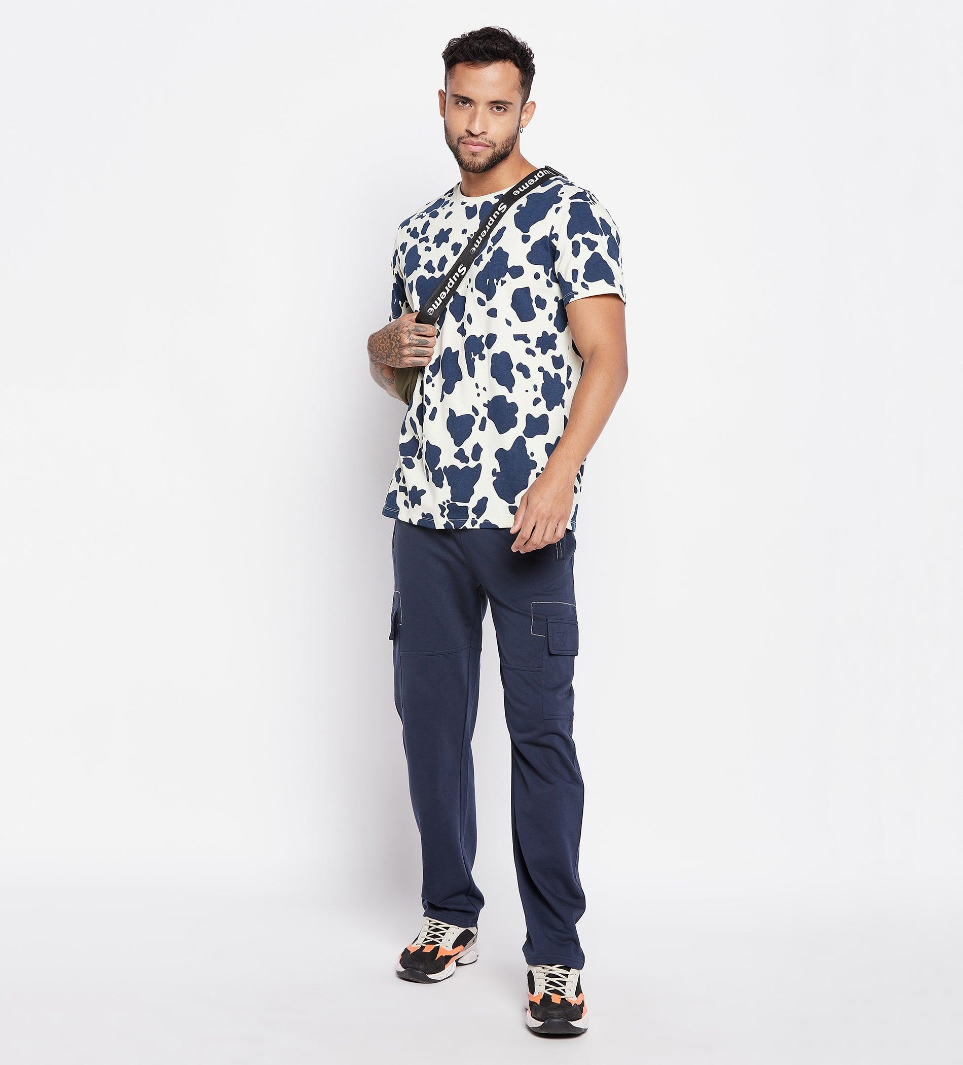 T-shirts T-Shirt All Over Printed Regular Fit T-Shirt for Men