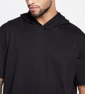 T-shirts T-Shirt Black Hoodie Oversized T-Shirt for Men