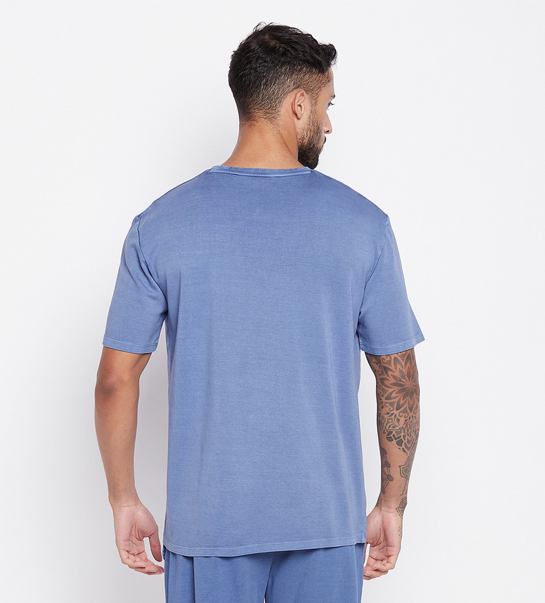 T-shirts T-Shirt Blue Scribble Oversized T-shirt for Men
