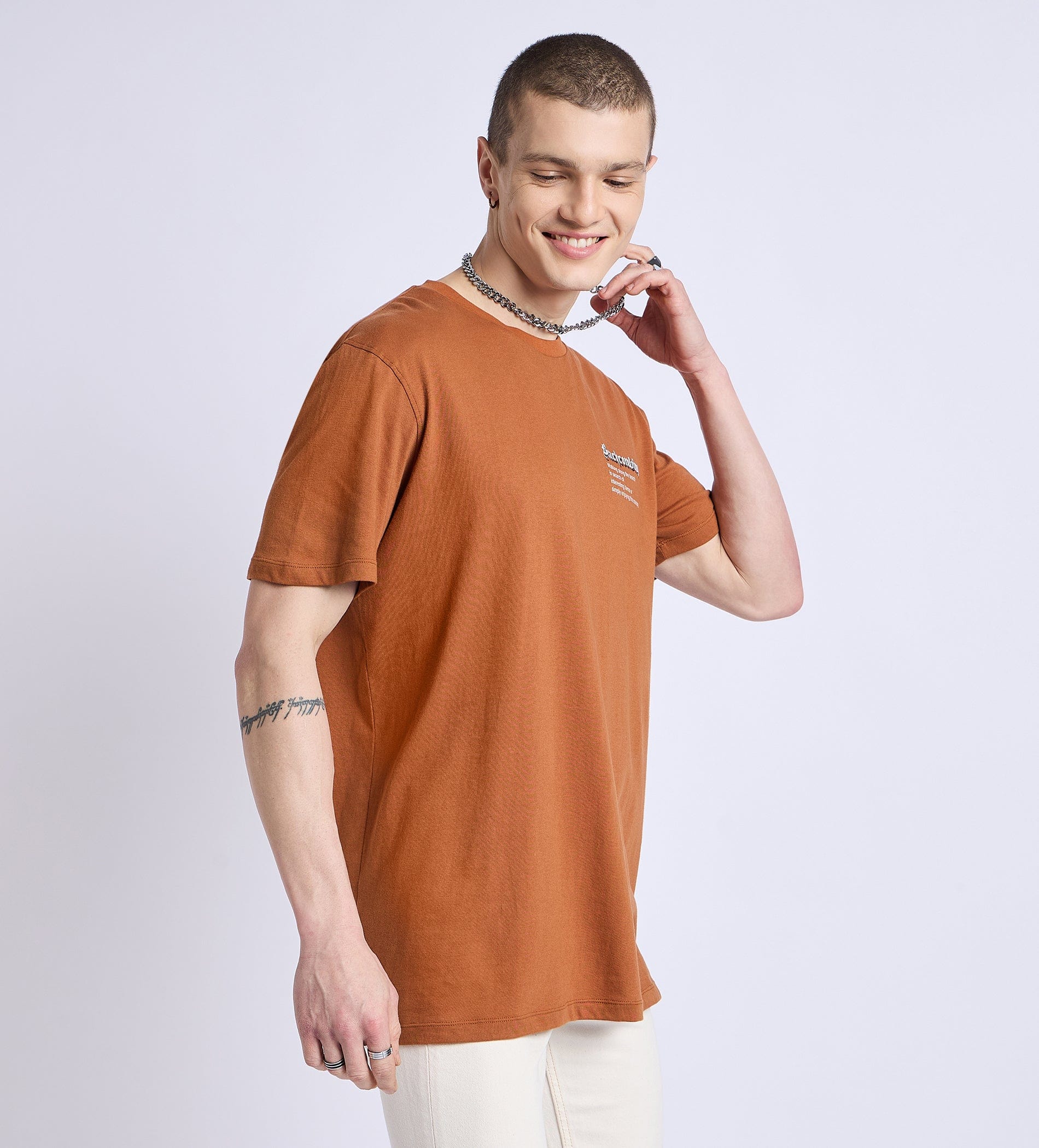 T-shirts T-Shirt Brown Beachcombing T shirt For Men