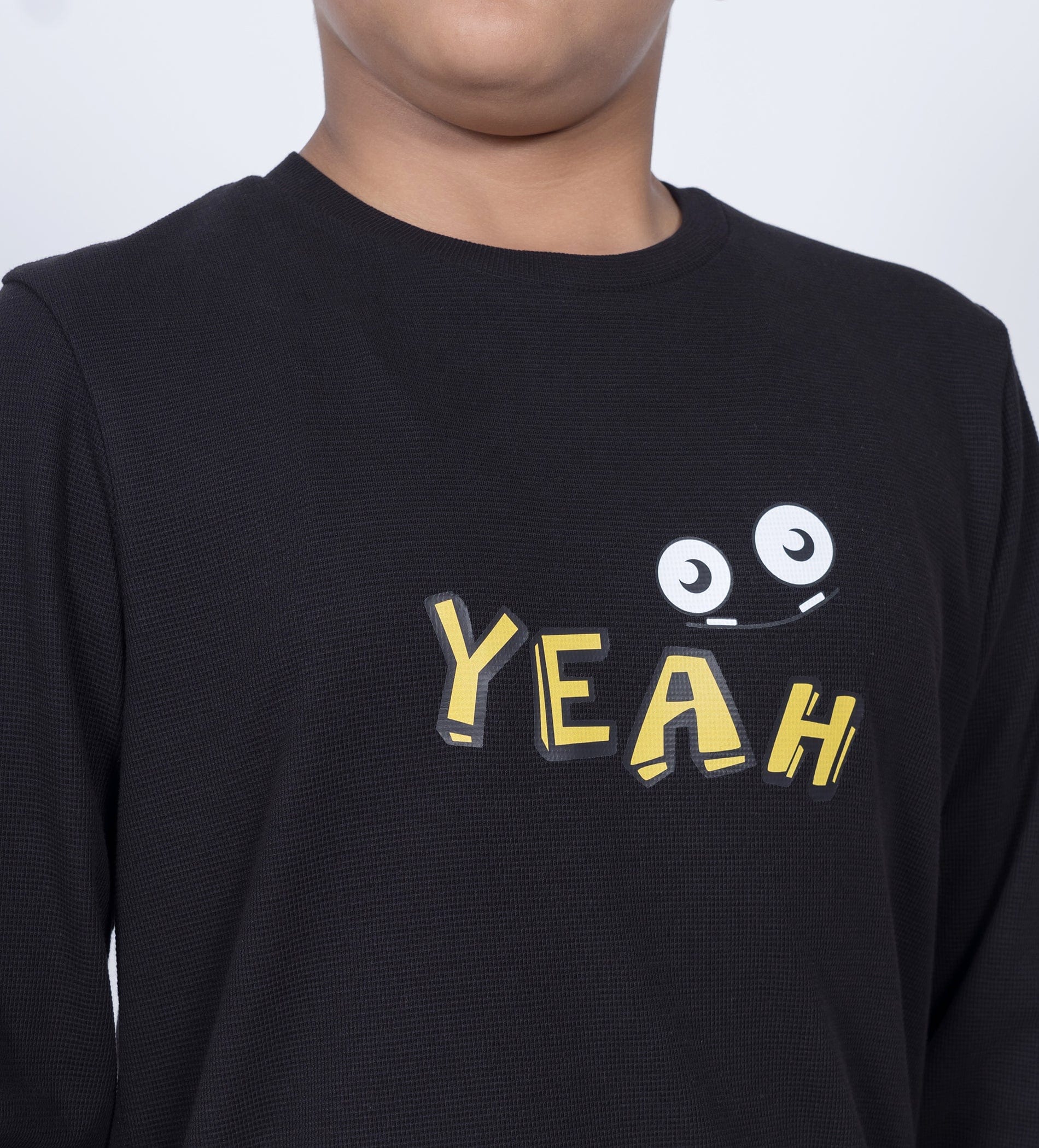 T-Shirts T-Shirt Energetic Yeah! Textured T-Shirt