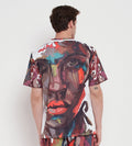 T-shirts T-Shirt Face Art Oversized T-Shirt for Men