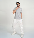 T-Shirts T-Shirt Grey Minimalist Motion T-shirt