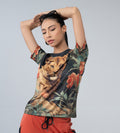 T-shirts T-Shirt Majestic Digital Print Lion Top