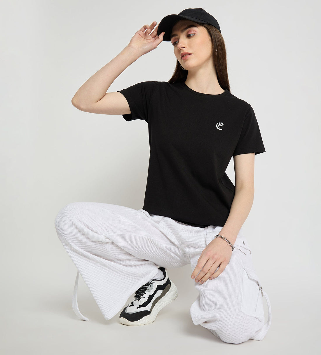 T-shirts T-Shirt Monochrome Cotton Tee