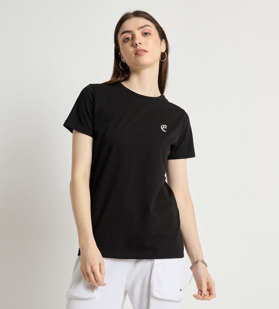 T-shirts T-Shirt Monochrome Cotton Tee