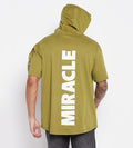 T-shirts T-Shirt Olive Hoodie Oversized T-Shirt for Men