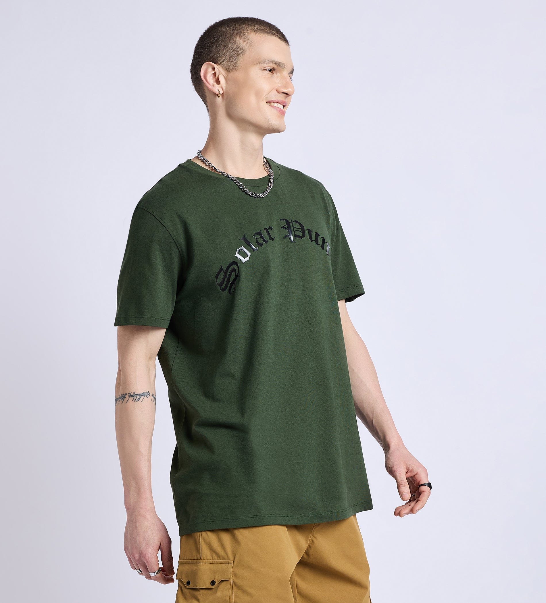 T-Shirts T-Shirt Olive Sunlit Rebellion T-shirt For Men