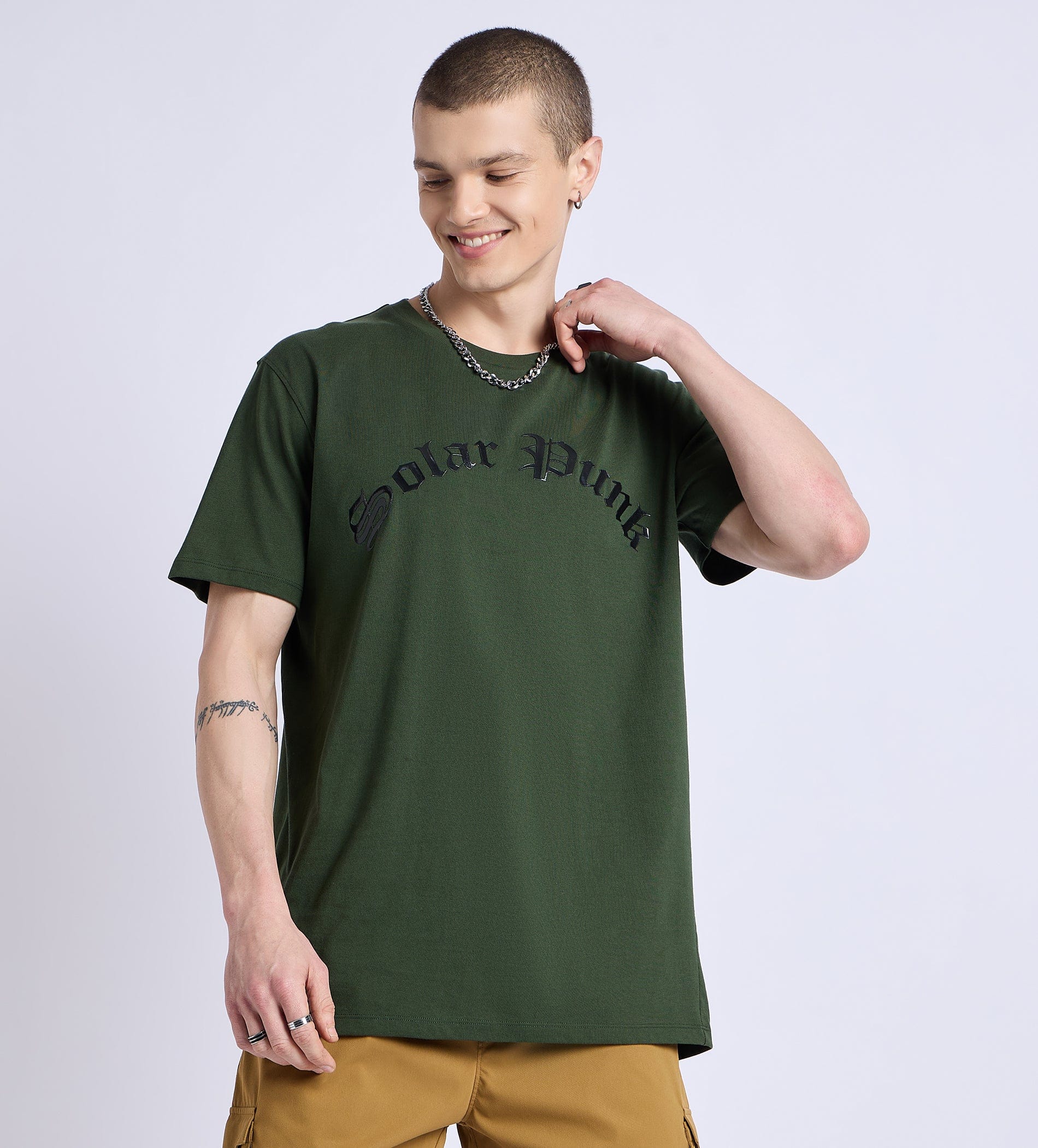 T-Shirts T-Shirt Olive Sunlit Rebellion T-shirt For Men