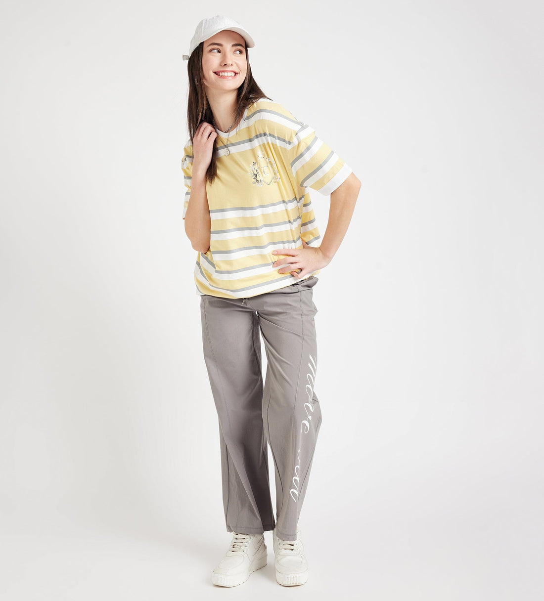 T-Shirts T-Shirt Oversized Tee In Classic Stripes