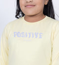 T-Shirts T-Shirt Positive Vibes FULL sleeve T-shirt