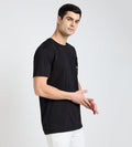 T-Shirts T-Shirt Suede Statement Printed Pocket T-Shirt