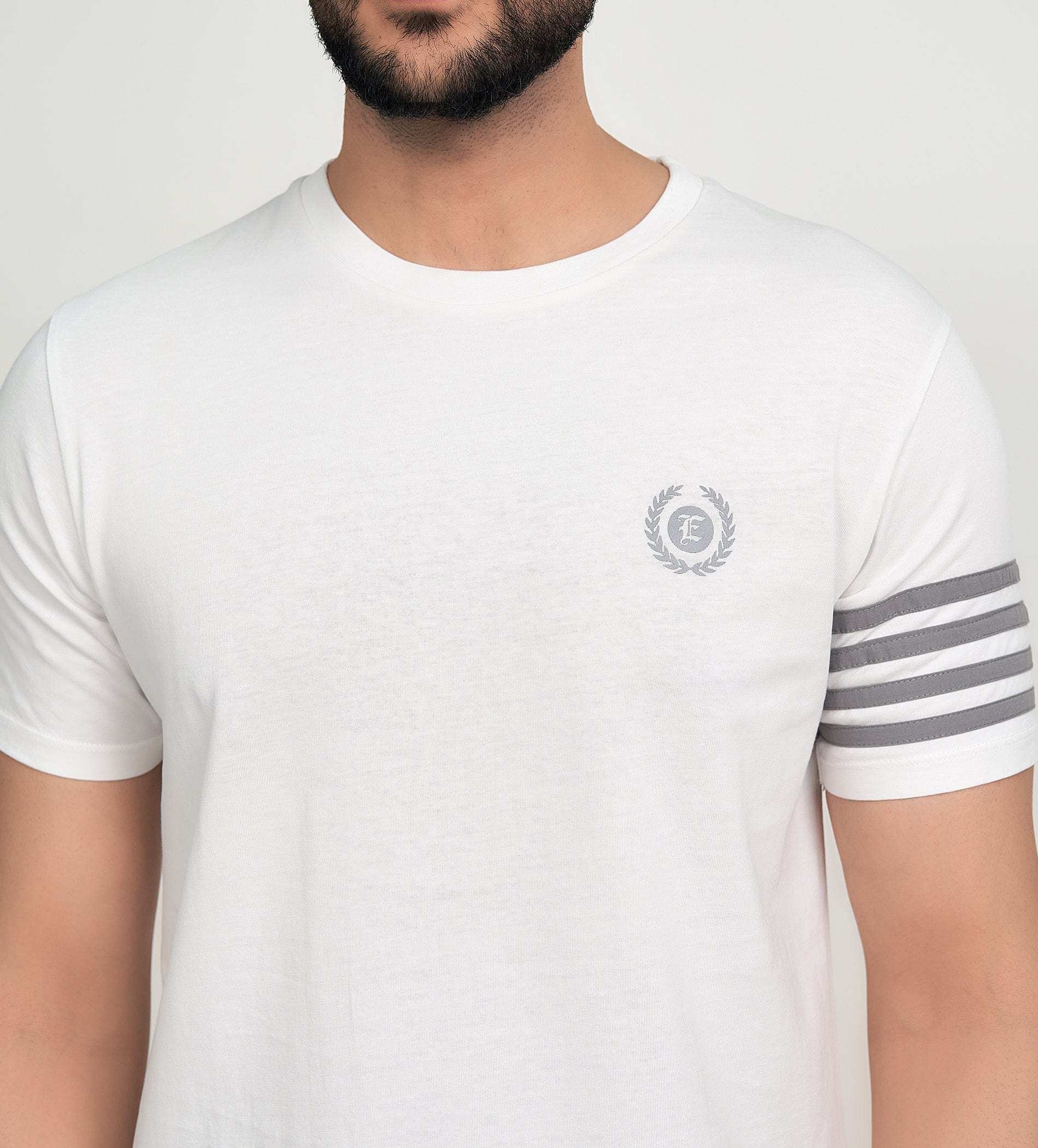 T-Shirts T-Shirt White Minimalist Motion T-shirt