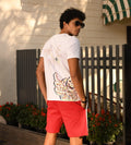 T-shirts T-Shirt White Printed Regular Fit T-shirt for Men