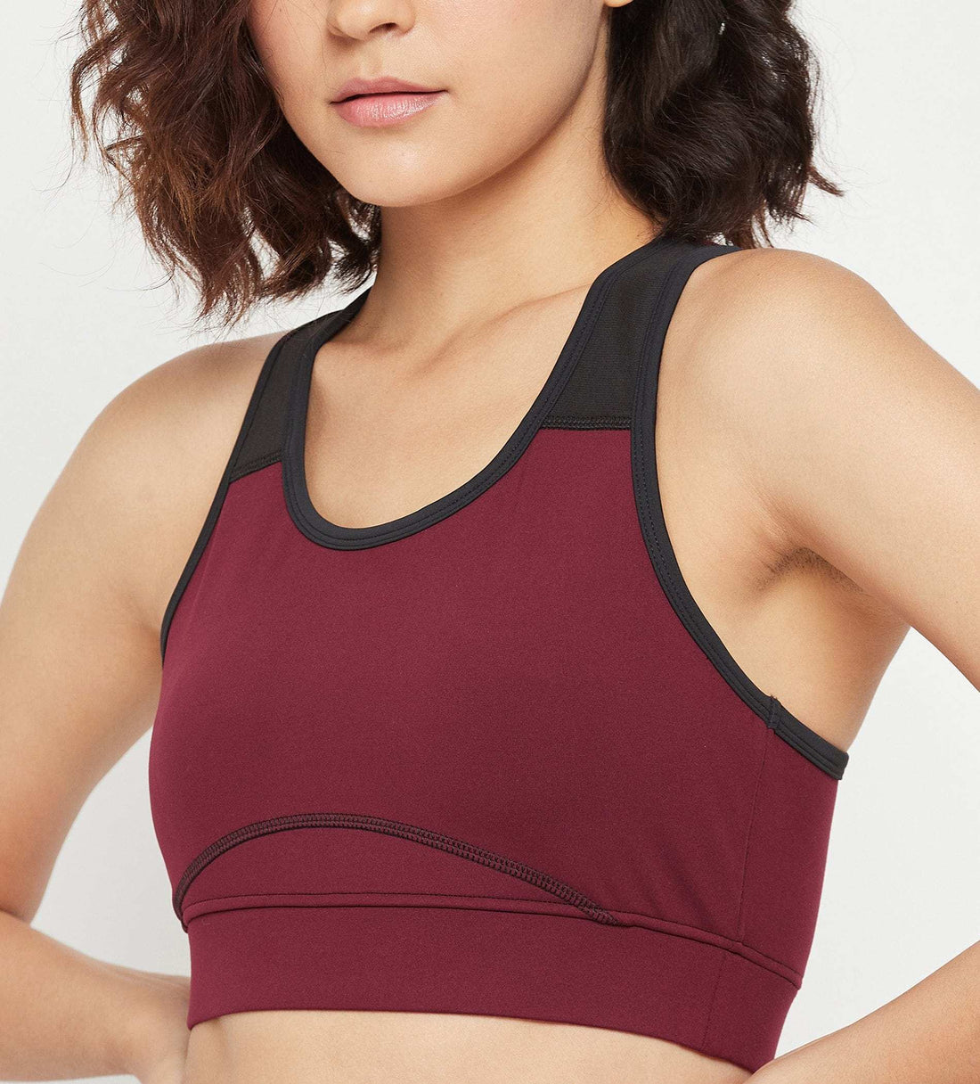 Tanks & Tops Bralette Maroon Racerback Bralette for women