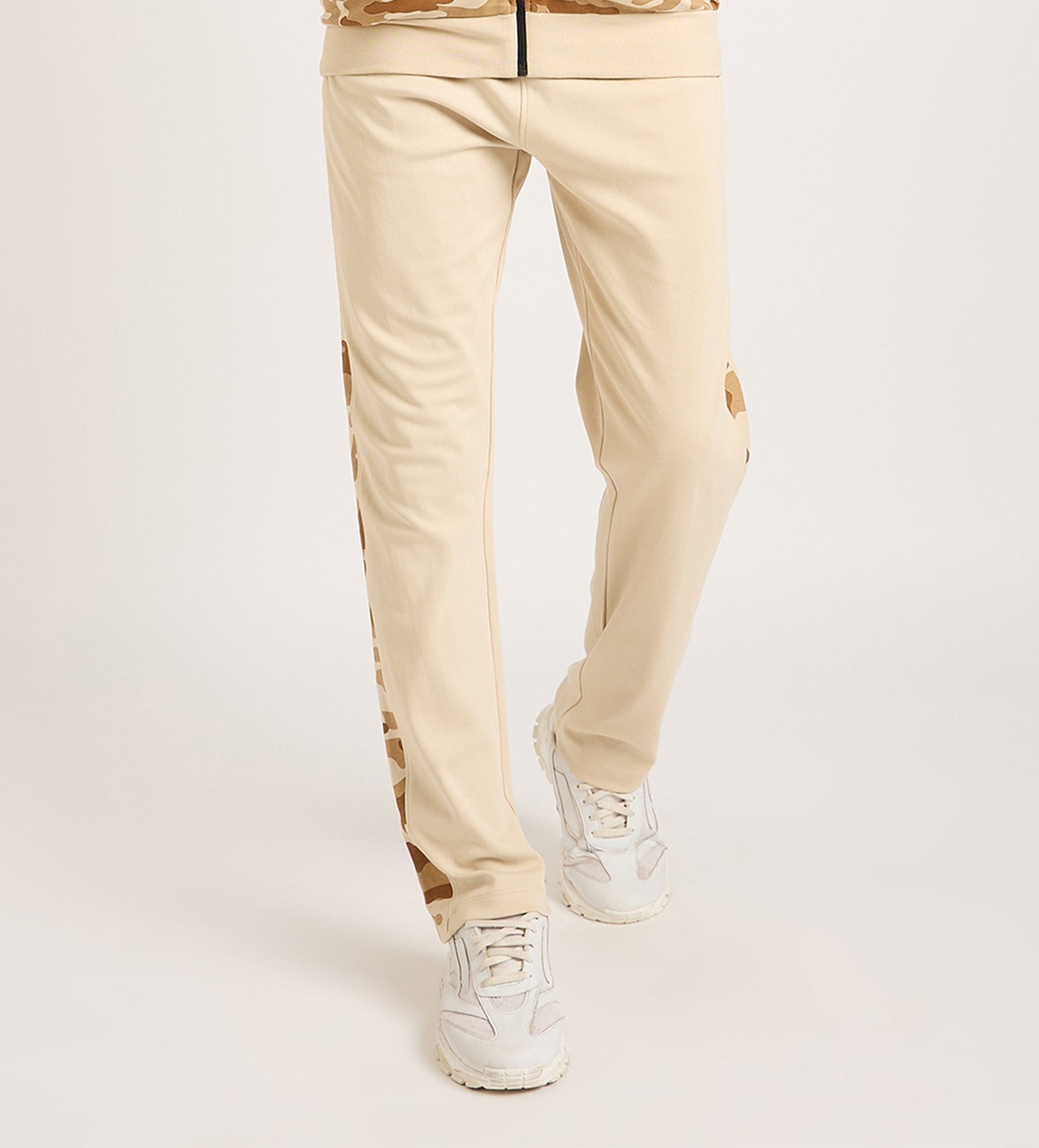 Track Pants Drawstring Trackpants Beige Camo Edition Trackpant For Men