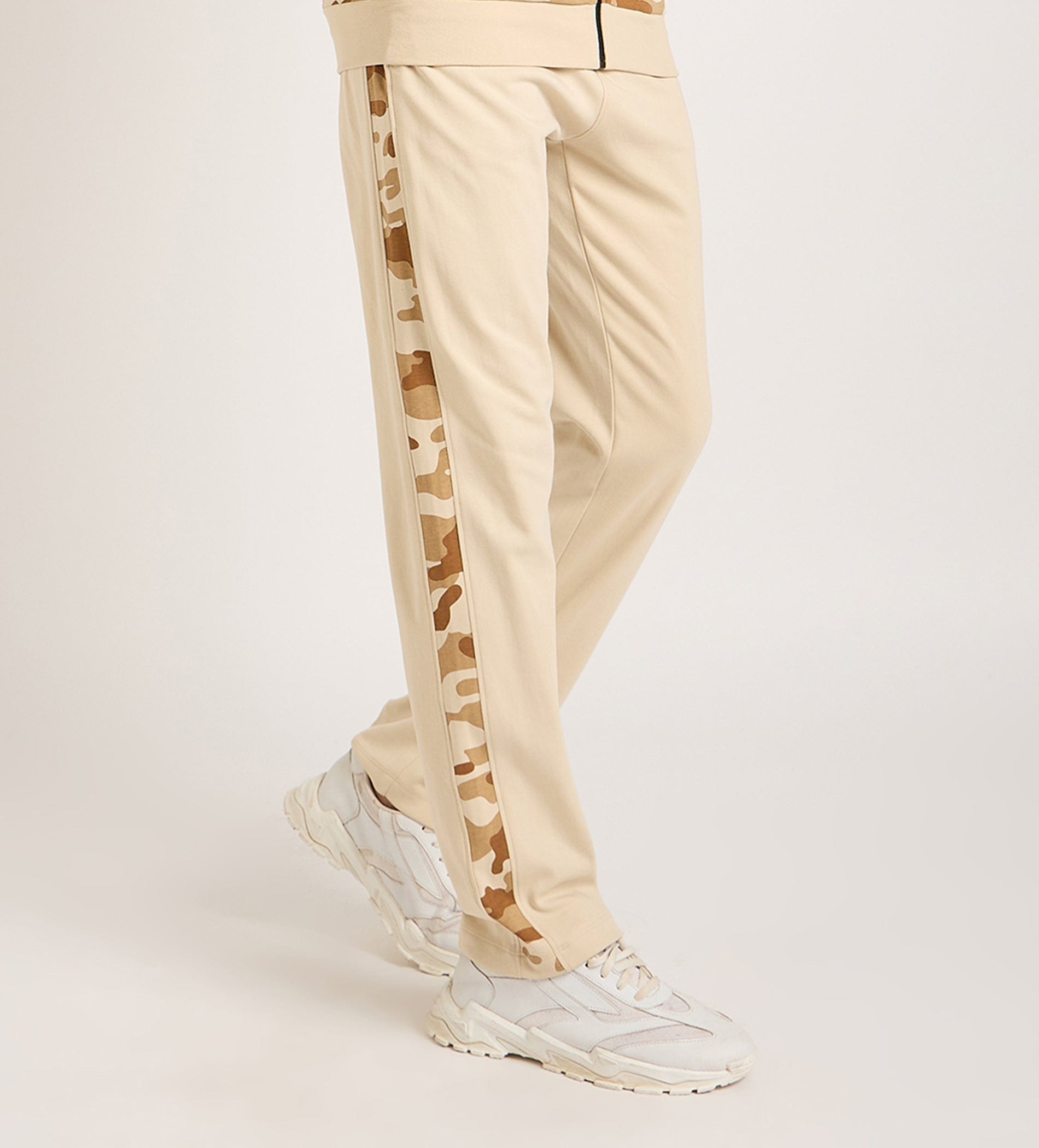 Track Pants Drawstring Trackpants Beige Camo Edition Trackpant For Men