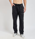 Track Pants Drawstring Trackpants Charcoal Washed Trackpants For Men