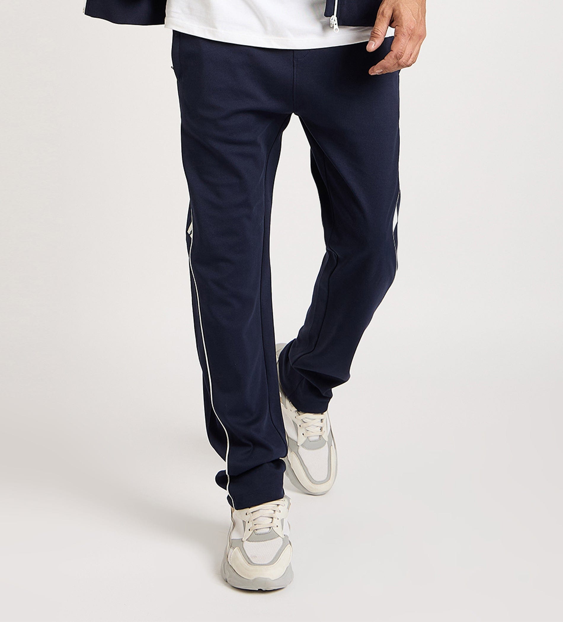 Track Pants Drawstring Trackpants Navy Blue Nautical Anchor Trackpant For Men