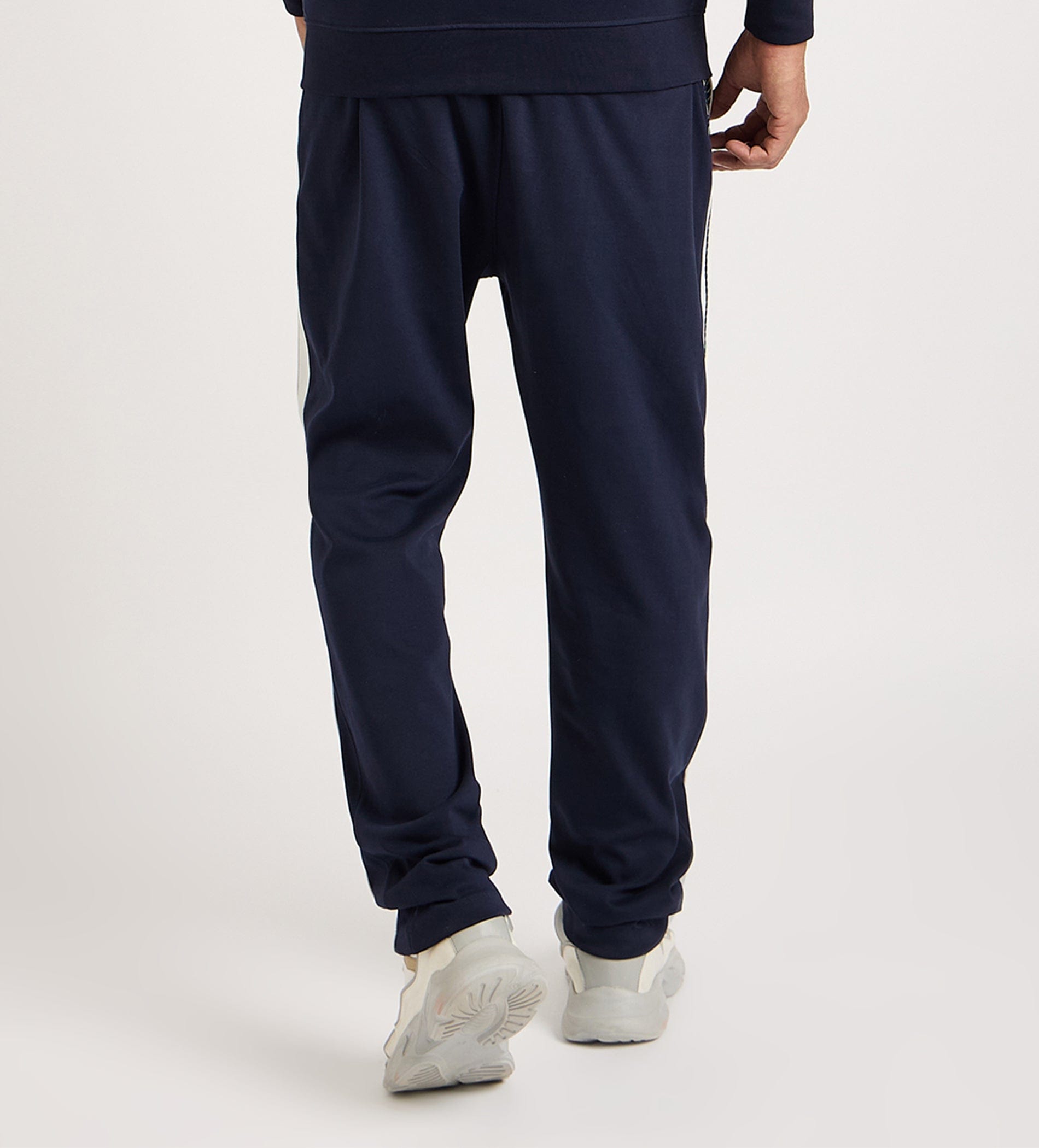 Track Pants Drawstring Trackpants Navy Blue Nautical Anchor Trackpant For Men