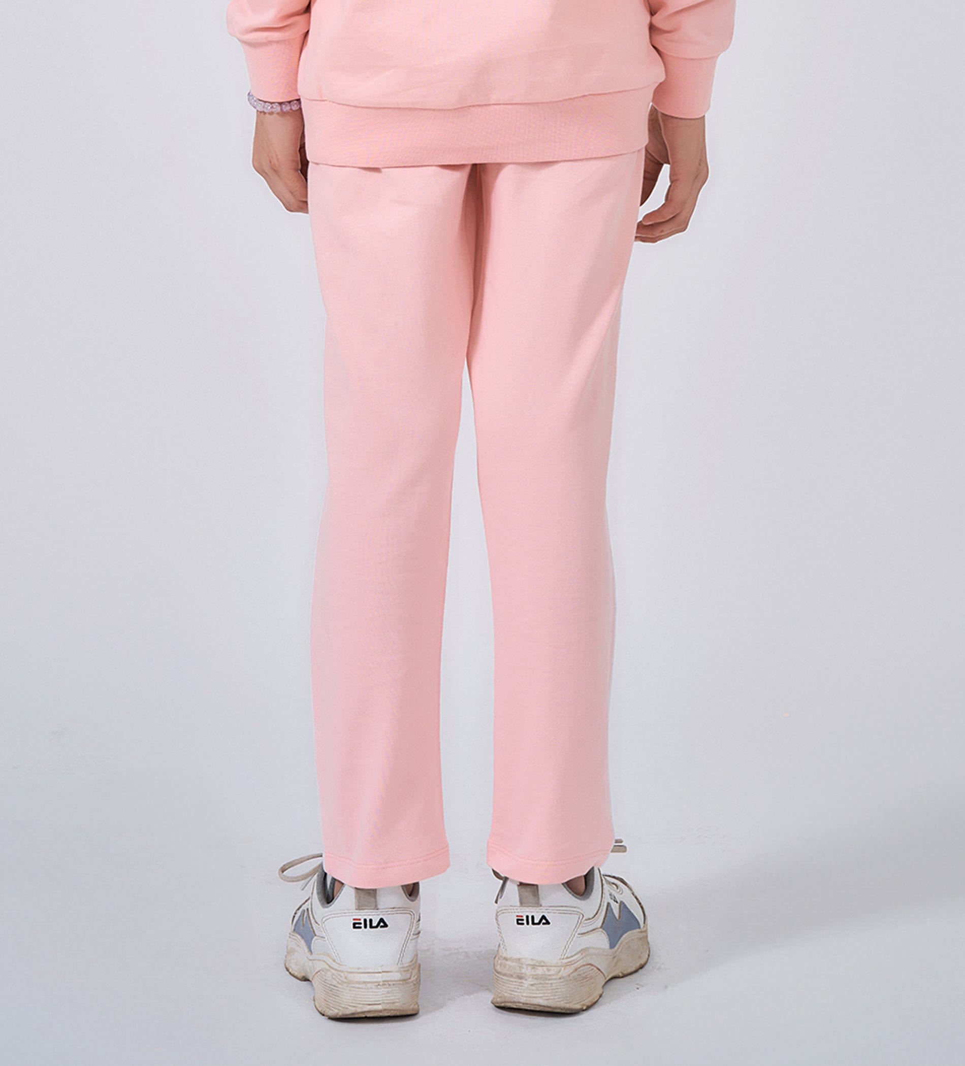 Track Pants Drawstring Trackpants Pink trackpants with White Piping