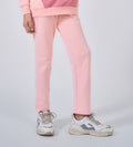 Track Pants Drawstring Trackpants Pink trackpants with White Piping