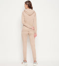 Track Suits All Season Track Suit Beige Slim Fit Zip up All Season Tracksuit for Women