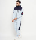 Track Suits All Season Track Suit Blue Zip-Up Cargo Tracksuit for Men