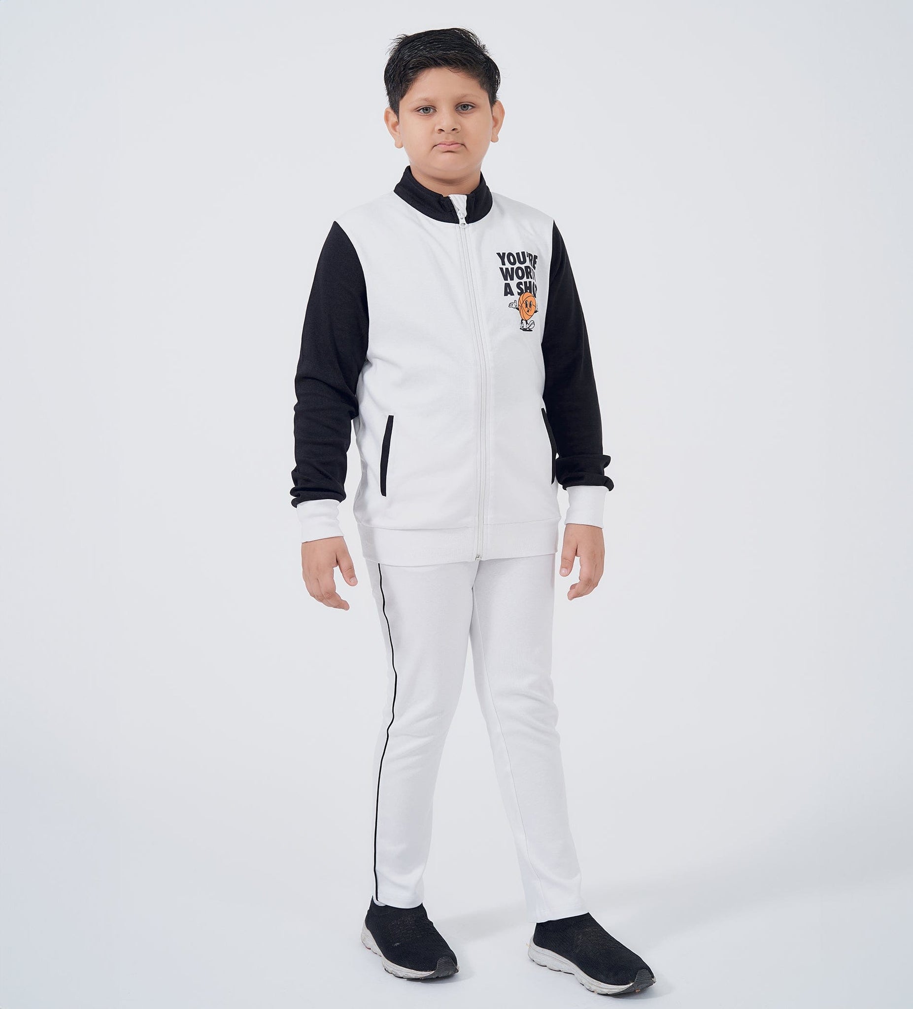 Track Suits All Season Tracksuit Monochrome Cotton Tracksuit