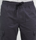 Trackpants Cargos Snap Fit Charcoal Twill Cargo Pants