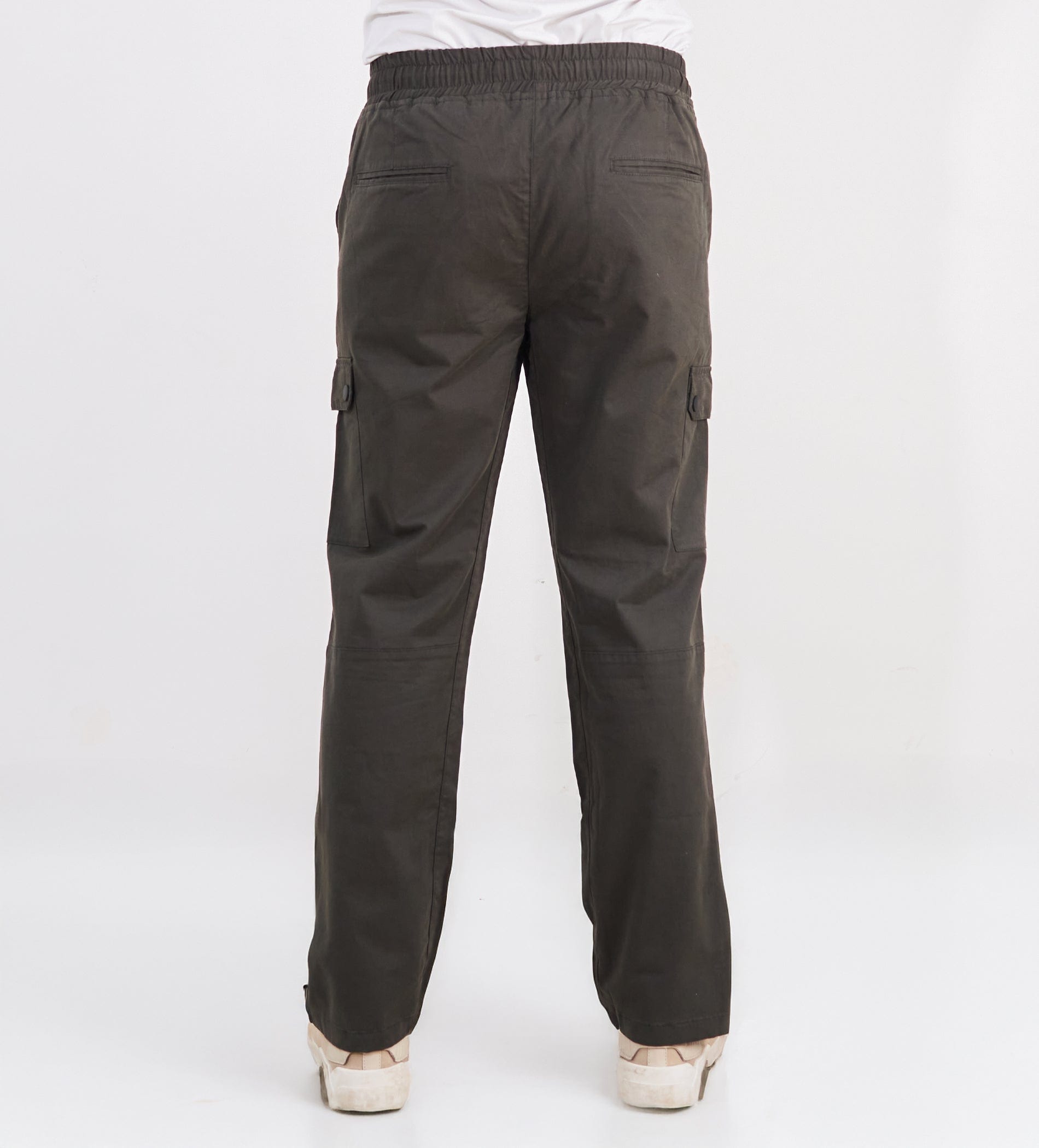 Trackpants Cargos Snap Fit olive Twill Cargo Pants