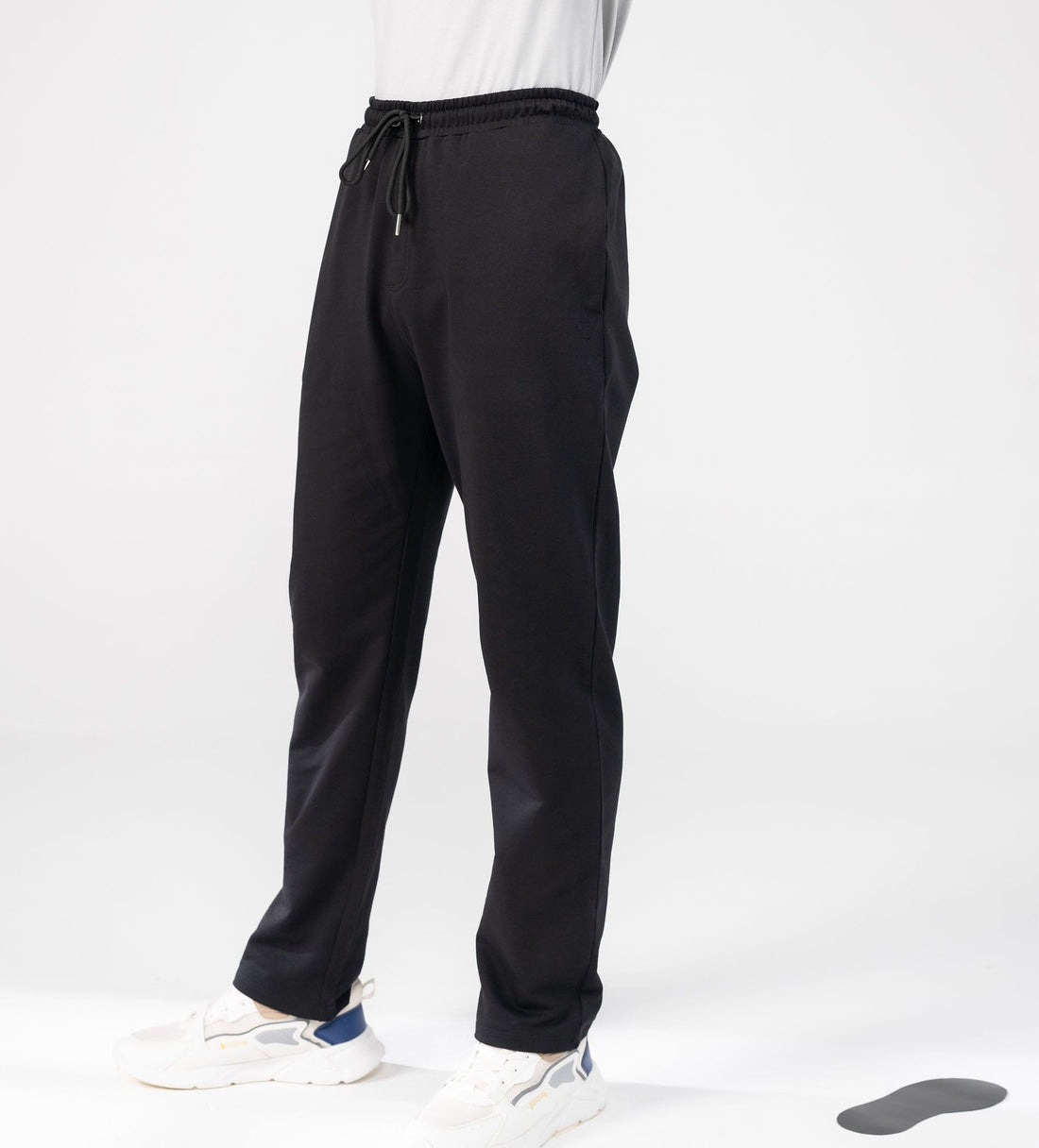 Trackpants Drawstring Trackpants Classic Black Wide Leg Trackpants For Men