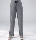 Trackpants Drawstring Trackpants Grey Versatile Rib Knit grey Trackpant