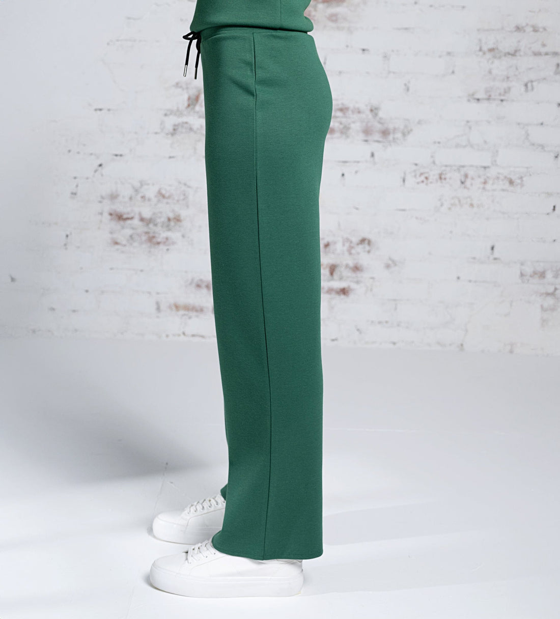 Trackpants Drawstring Trackpants Luxurious emerald green Scuba Trackpant