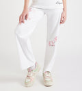 Trackpants Drawstring Trackpants Monochrome Floral Wide Leg Trackpants