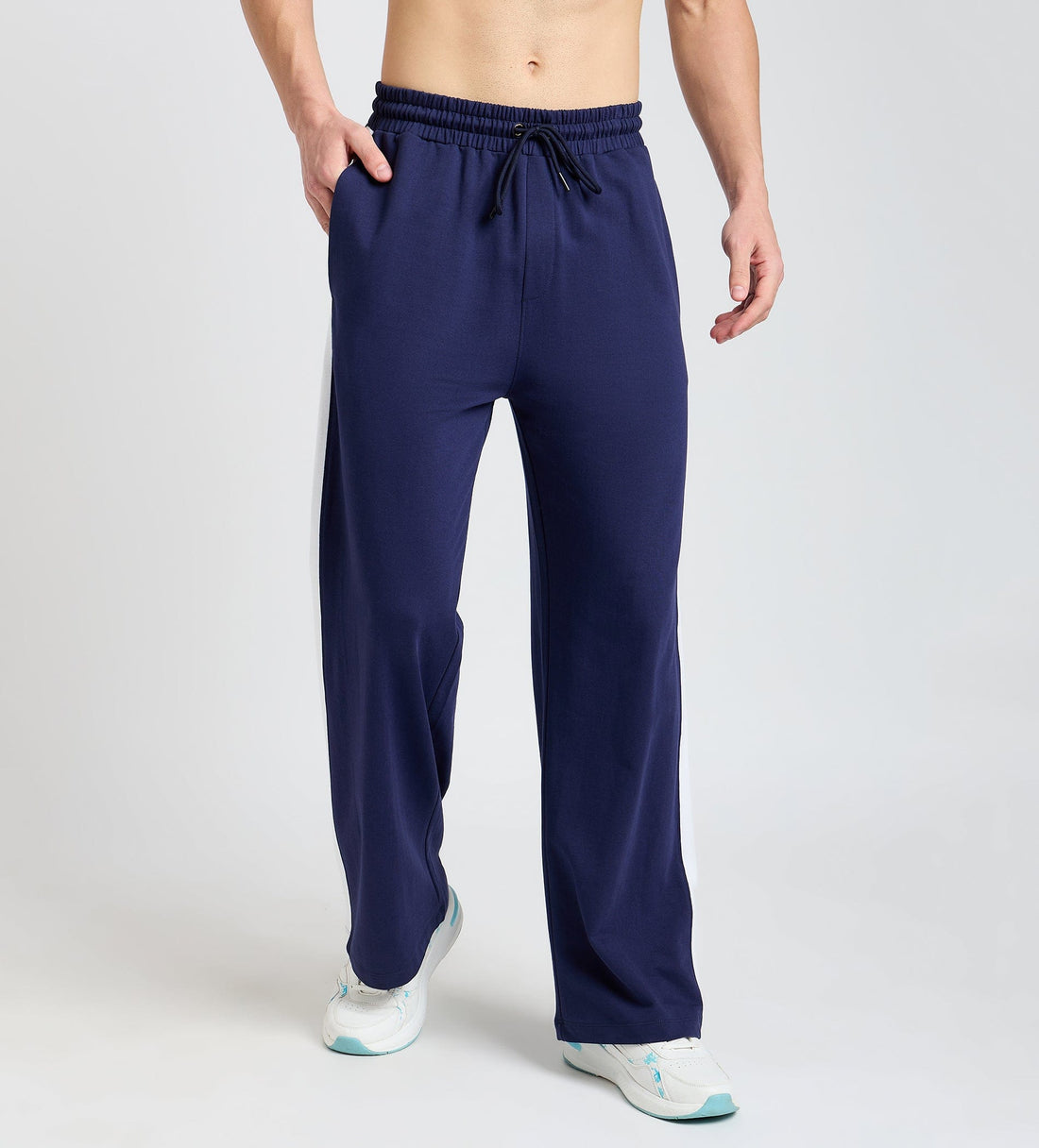 Trackpants Drawstring Trackpants Move Freely Wide Leg Pants