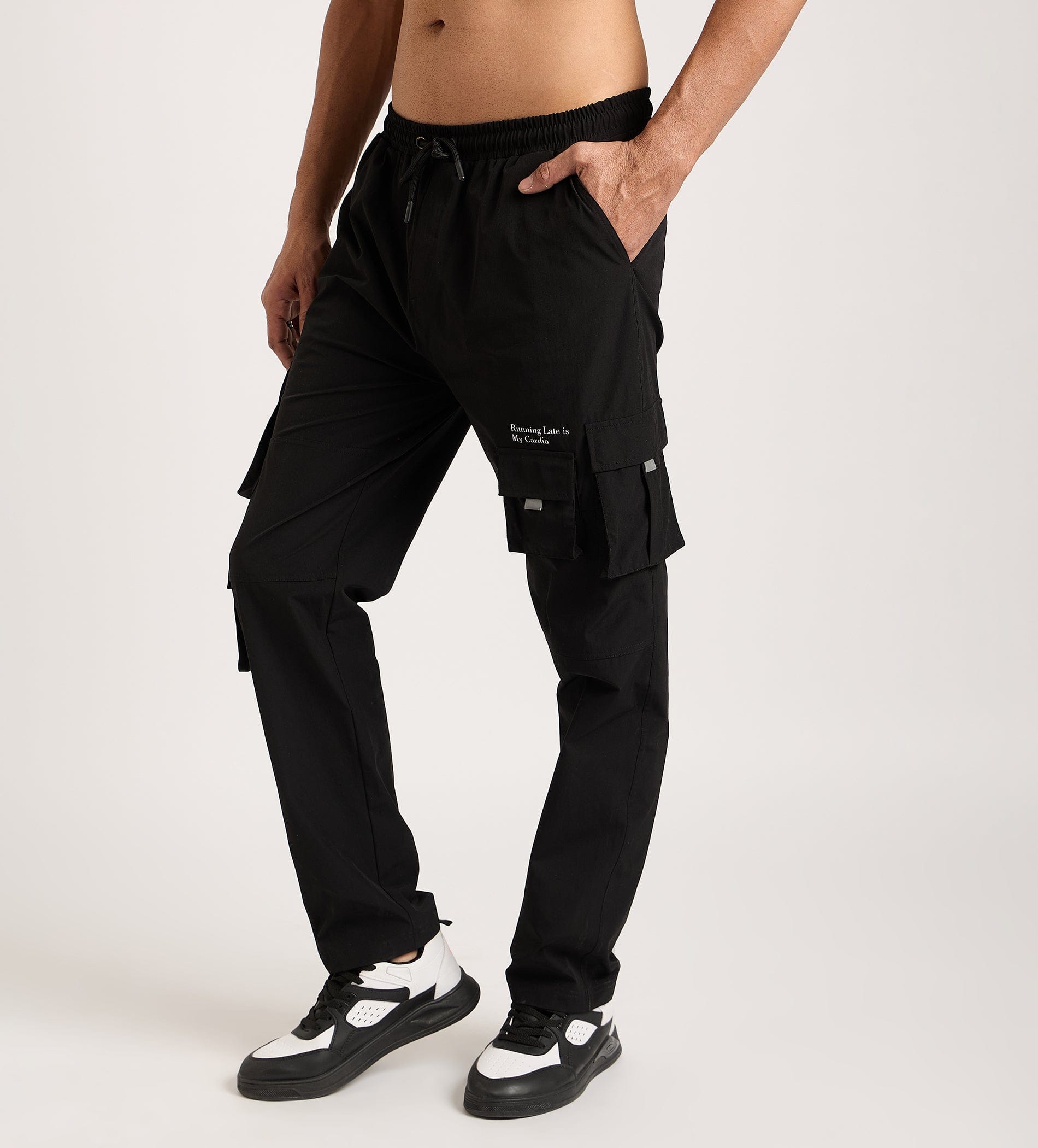 Trackpants Drawstring Trackpants Ultimate Utility Reflective Cargo Trackpants