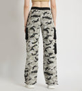 Trackpants Open Bottom Trackpant All Weather Camo Print Cotton Cargo Pants