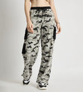 Trackpants Open Bottom Trackpant All Weather Camo Print Cotton Cargo Pants