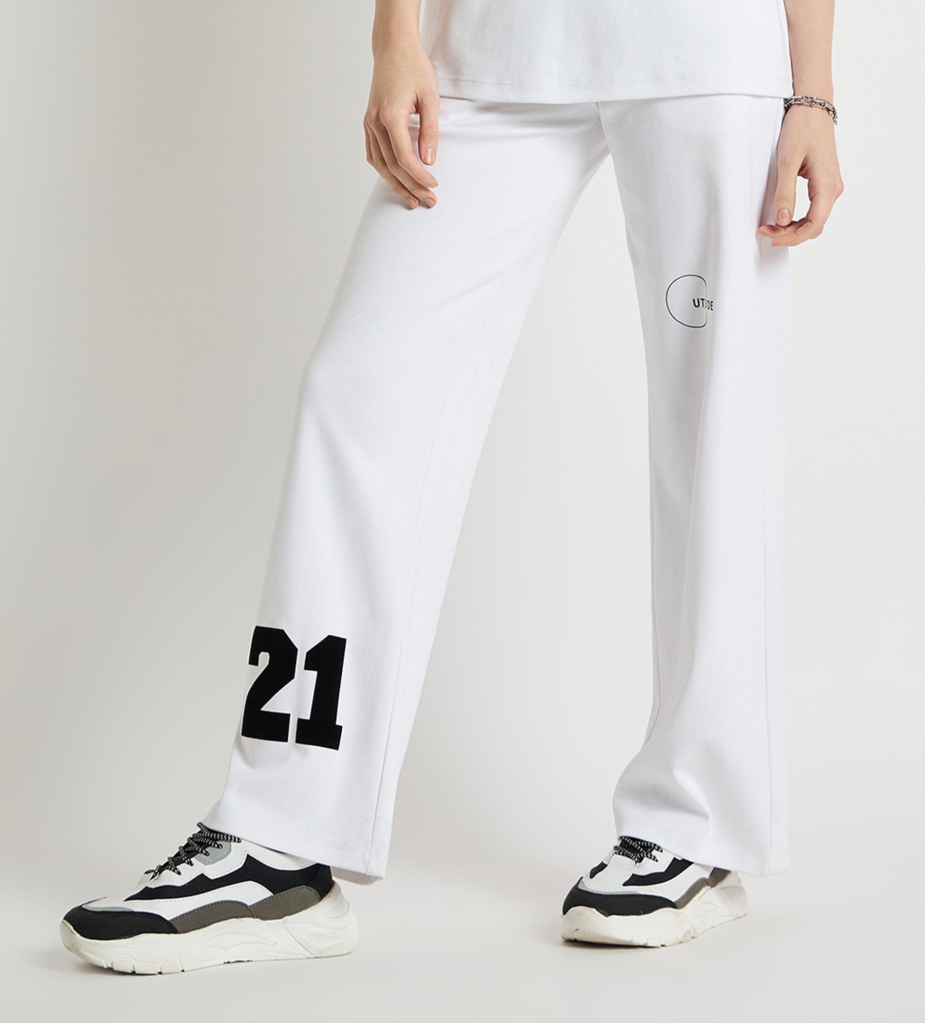 Trackpants Open Bottom Trackpant Flex Fit Wide Leg Trackpants