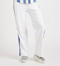 Trackpants Open Bottom Trackpant Sleek Contrast Wide Leg Trackpants