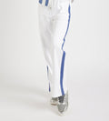 Trackpants Open Bottom Trackpant Sleek Contrast Wide Leg Trackpants