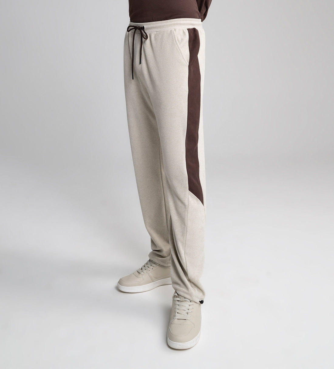 Trackpants STRAIGHT FIT TRACKPANTS Ivory Stride Flex convertible jogger Trackpants