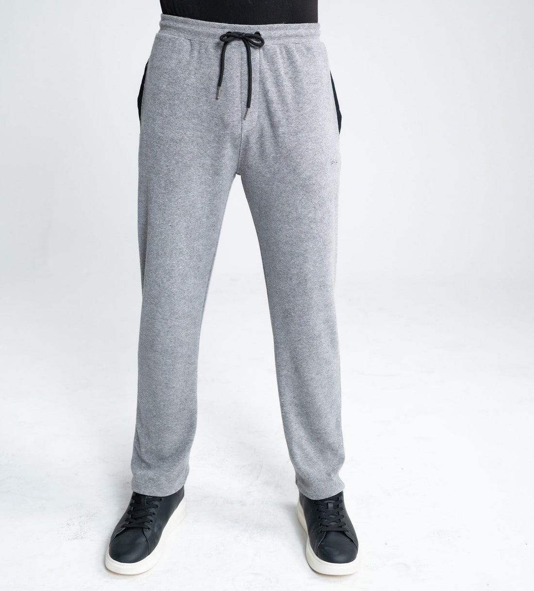 Trackpants STRAIGHT FIT TRACKPANTS Stitched Warmth Grey melange Trackpants