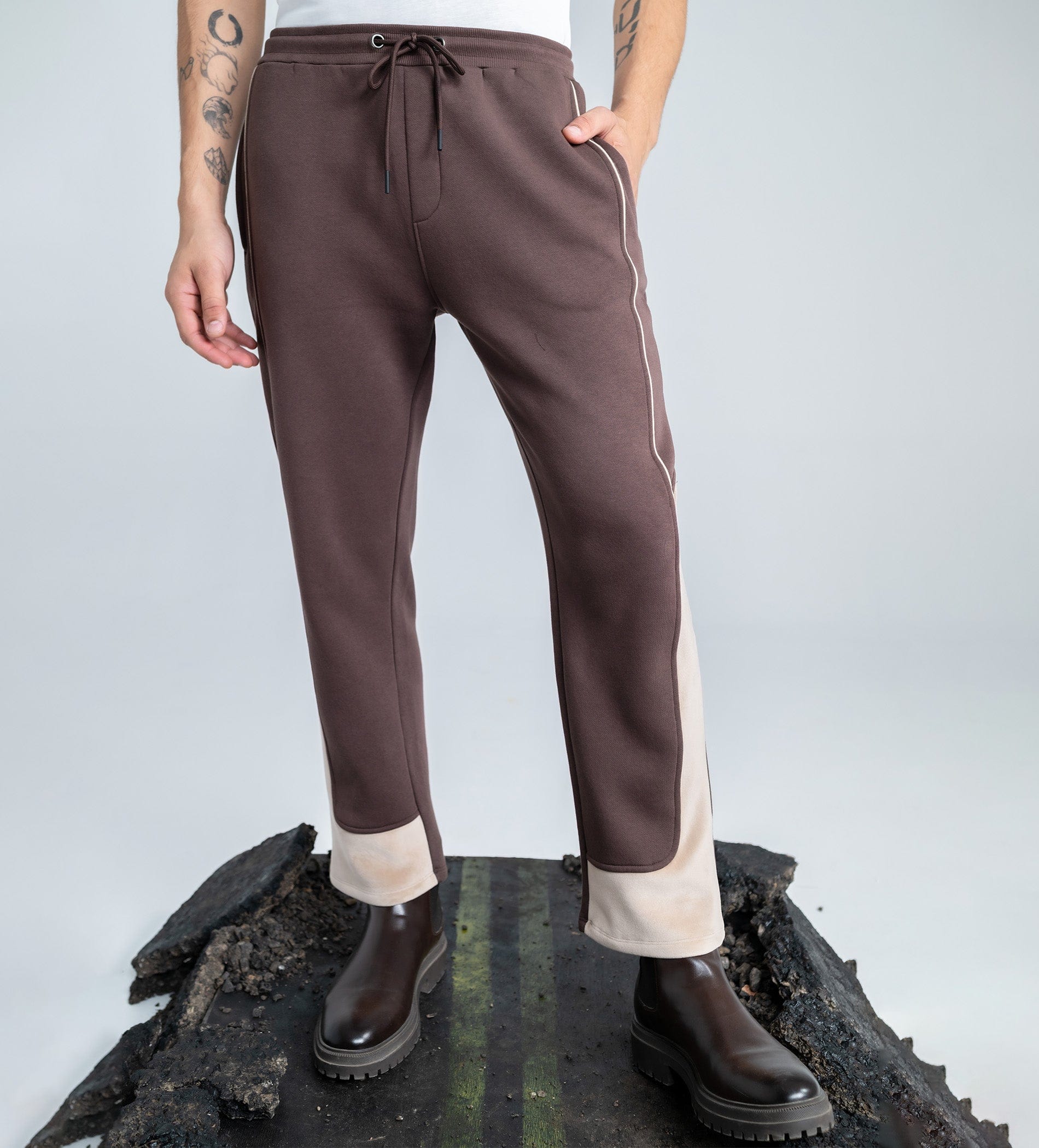 Trackpants STRAIGHT FIT TRACKPANTS Velour Vibe trackpants