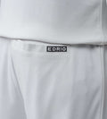 Trackpants STRAIGHT FIT TRACKPANTS White Ribbed Strides Trackpants