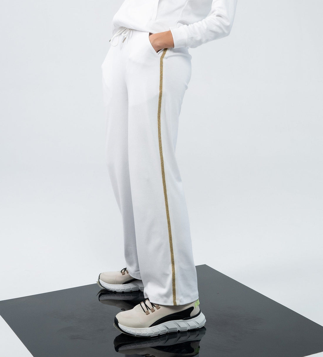 Trackpants Wide Leg Trackpant Classic white Trackpants