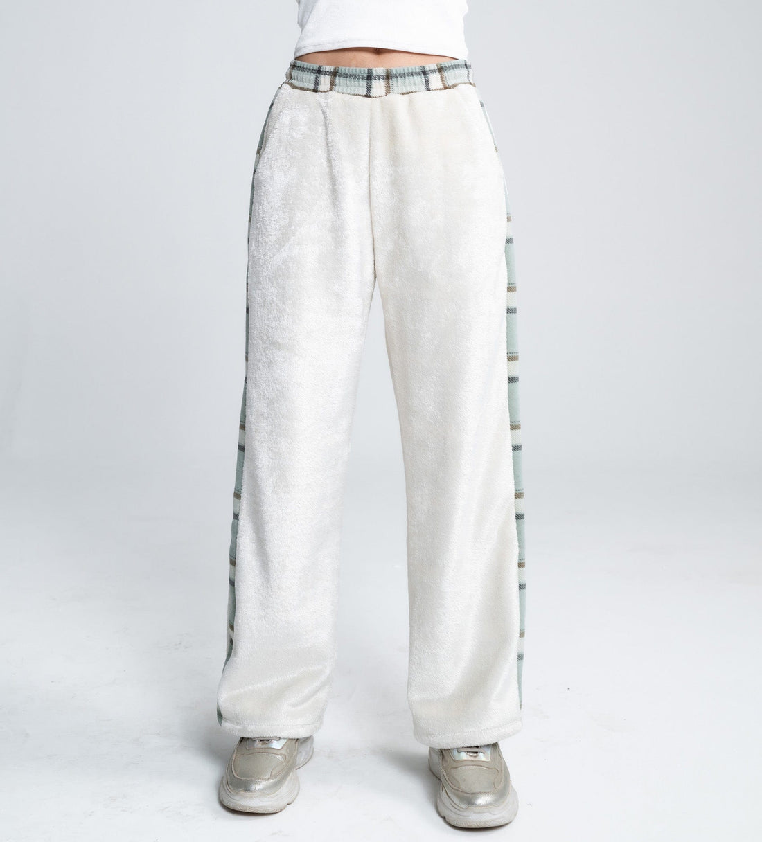 Trackpants Wide Leg Trackpant Cozy Flannel Wide-Leg Trackpant