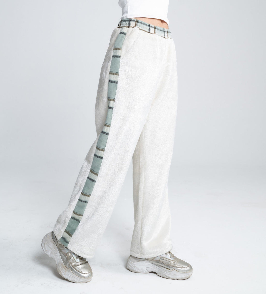 Trackpants Wide Leg Trackpant Cozy Flannel Wide-Leg Trackpant